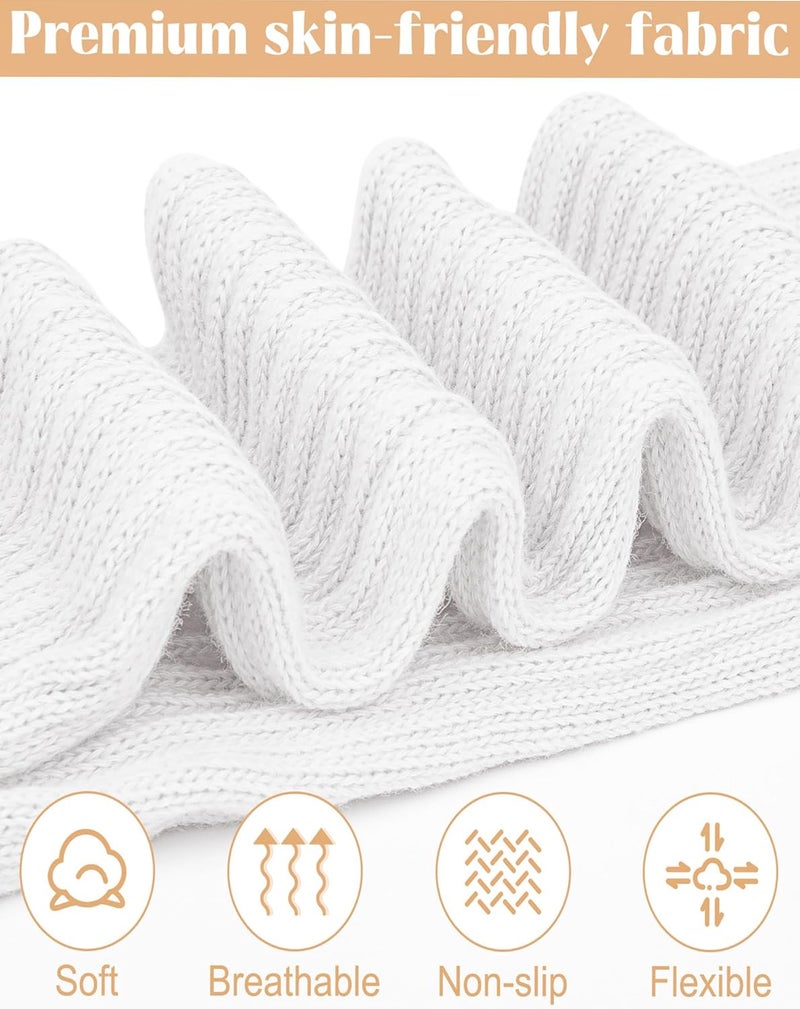 Darller Grip Pilates Socks for Women, Non Slip Yoga Slouch Scrunch Socks with Grips for Barre Ballet Workout Hospital - Image 2